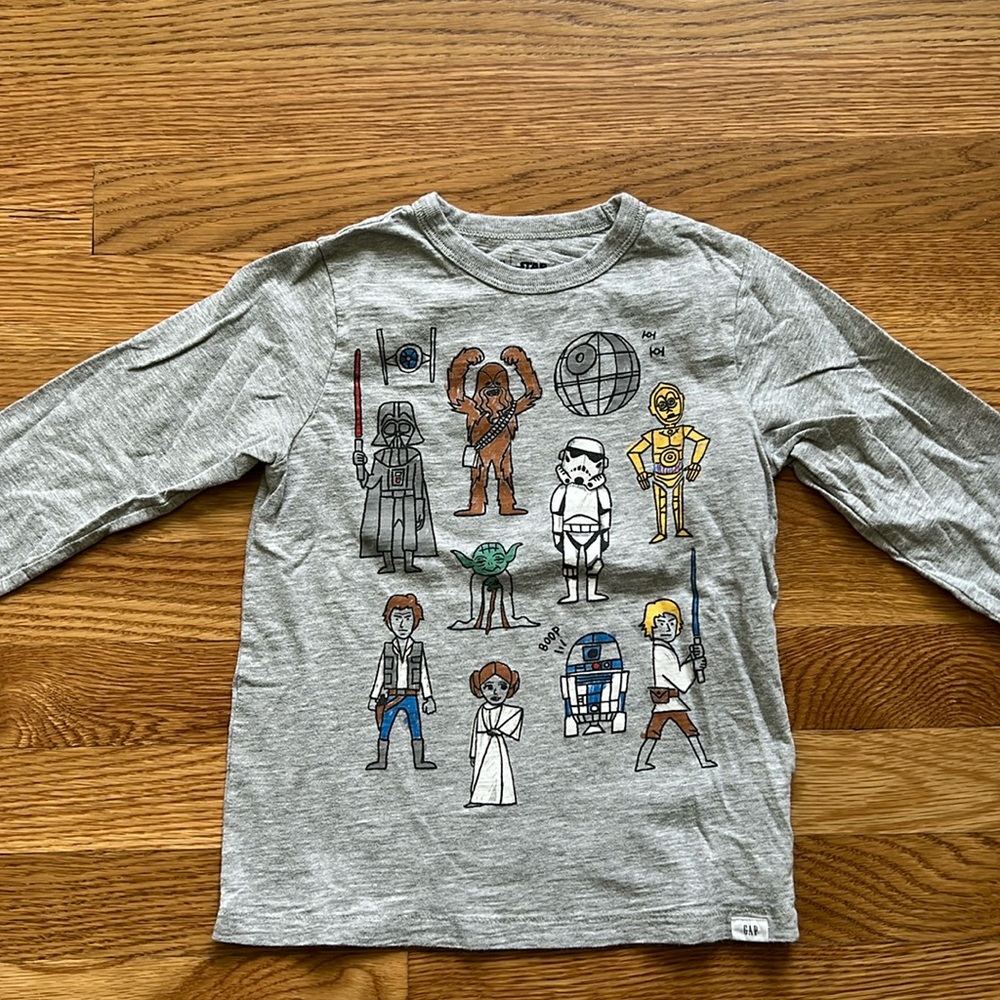 Star Wars Gap Long Sleeve T-Size 5T